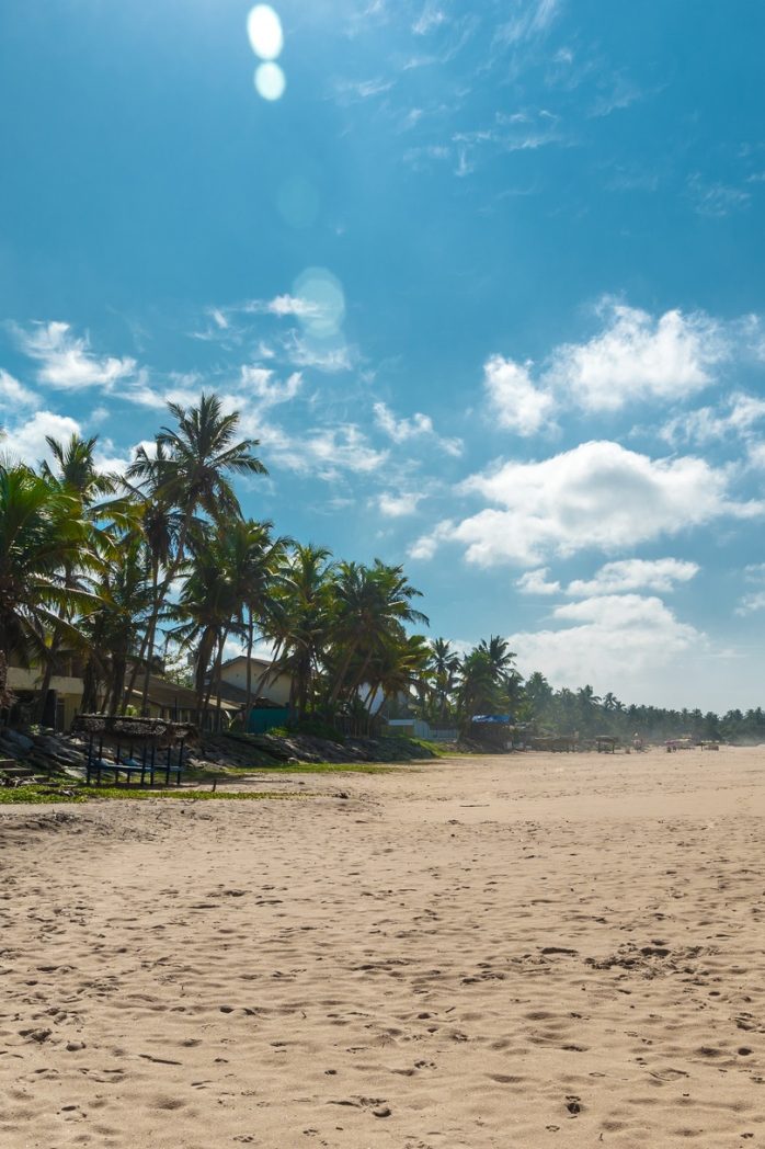 Beautiful beach landscape of Sri Lanka
